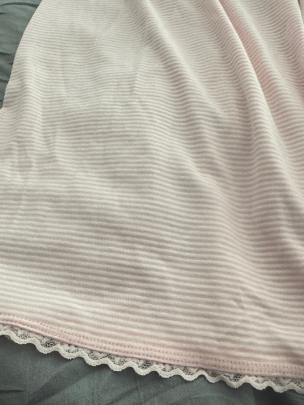 Victoria's Secret Light Pink Ribbed Tank & Wide-Leg Lounge Set - Picture 9 of 9